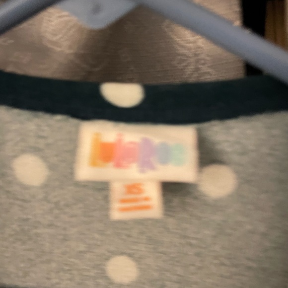 NWT Lularoe  Green like dark teal and White Polka Dot Joy.  Size XS - Picture 4 of 8